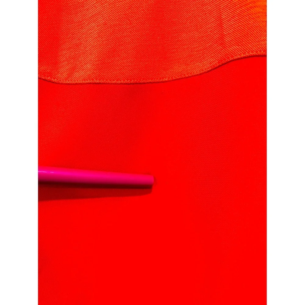 ZARA Bright orange flowy t-shirt | Minimalist casual | Small - Picture 5 of 8